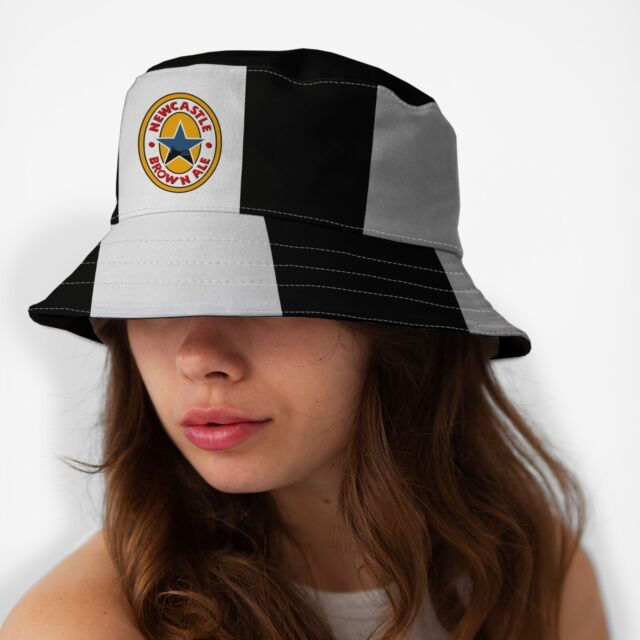 Newcastle 1996 Inicio Retro Fútbol Bucket Hat Festival Fisherman Hat No oficial_voghion.com