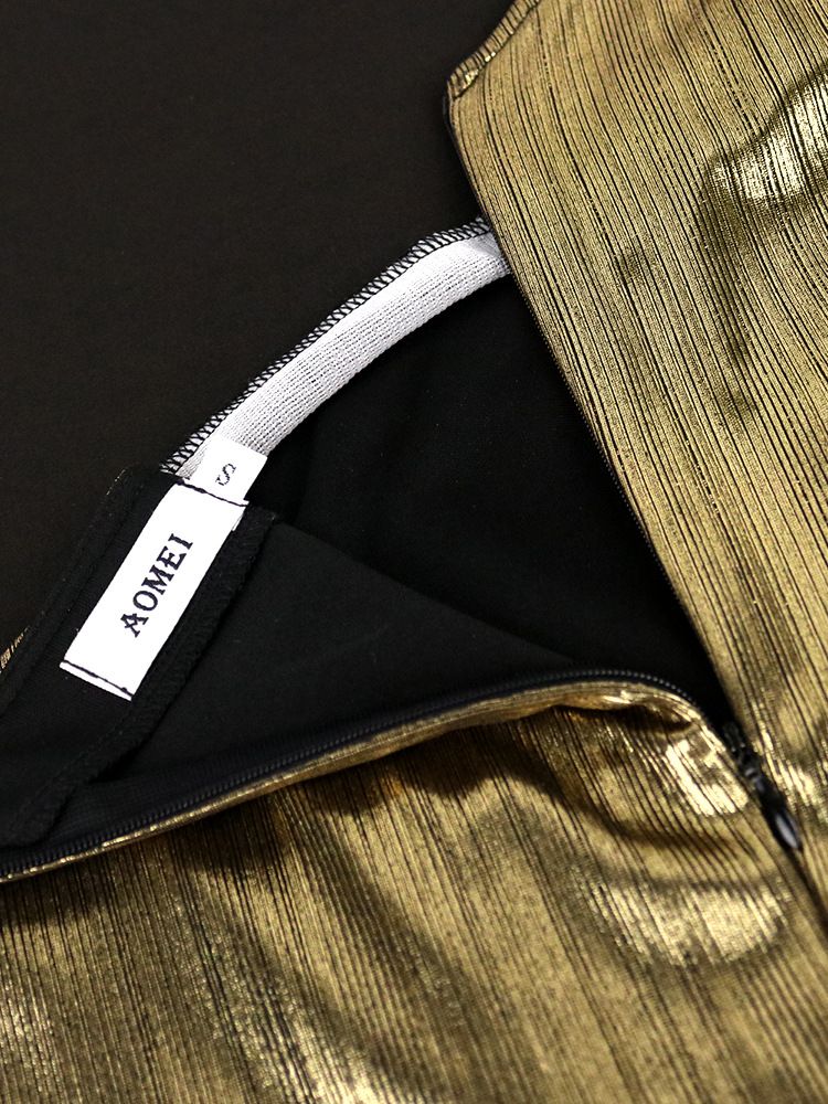 Abito da donna con colletto diagonale monospalla plus size abito da banchetto alla moda abito lungo da festa_voghion.com