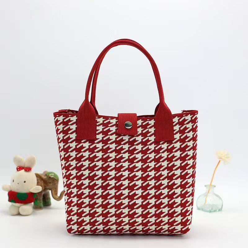 New Large Capacity Shoulder Tote Casual Handbag Versatile Korean Style Trendy Women's Bag_voghion.com