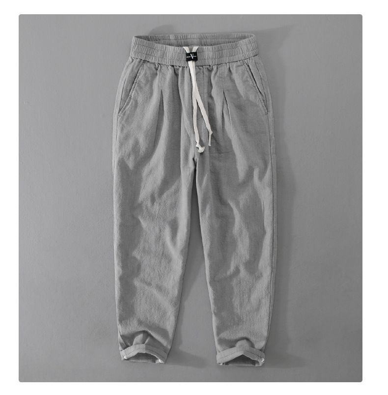 2024 Fréijoer Summer Nei Léngen Cargo Hosen fir Casual Schnür Dënn Grouss Täsch Hosen Streetwear Männer FY7101_voghion.com
