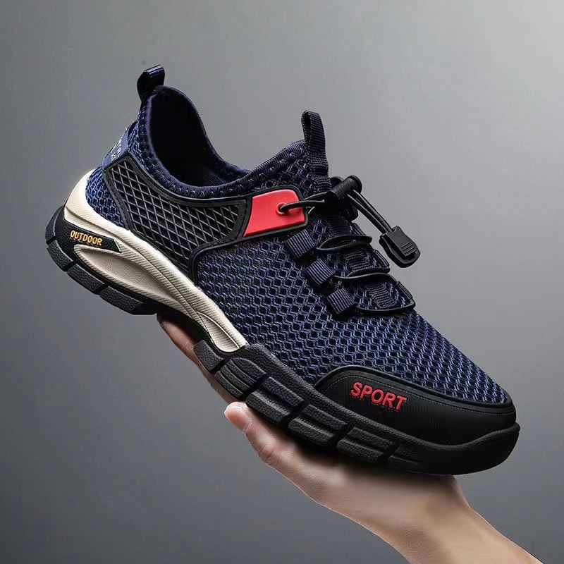Sommer Neue Plus Size Mesh Atmungsaktive Herren Hohlloch Outdoor Sport Wanderschuhe_voghion.com