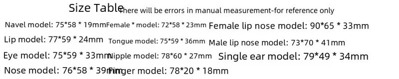 Siliconen oor gezichtskenmerk model neus lip model training swing racket gereedschap neus nagel tong nagel navel neus nagel display_voghion.com