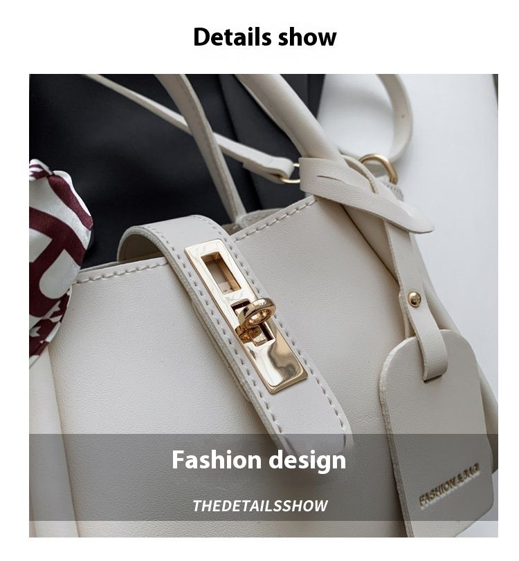 Nuova borsa a tracolla alla moda e versatile, borsa a tracolla coreana, borsa a secchiello_voghion.com