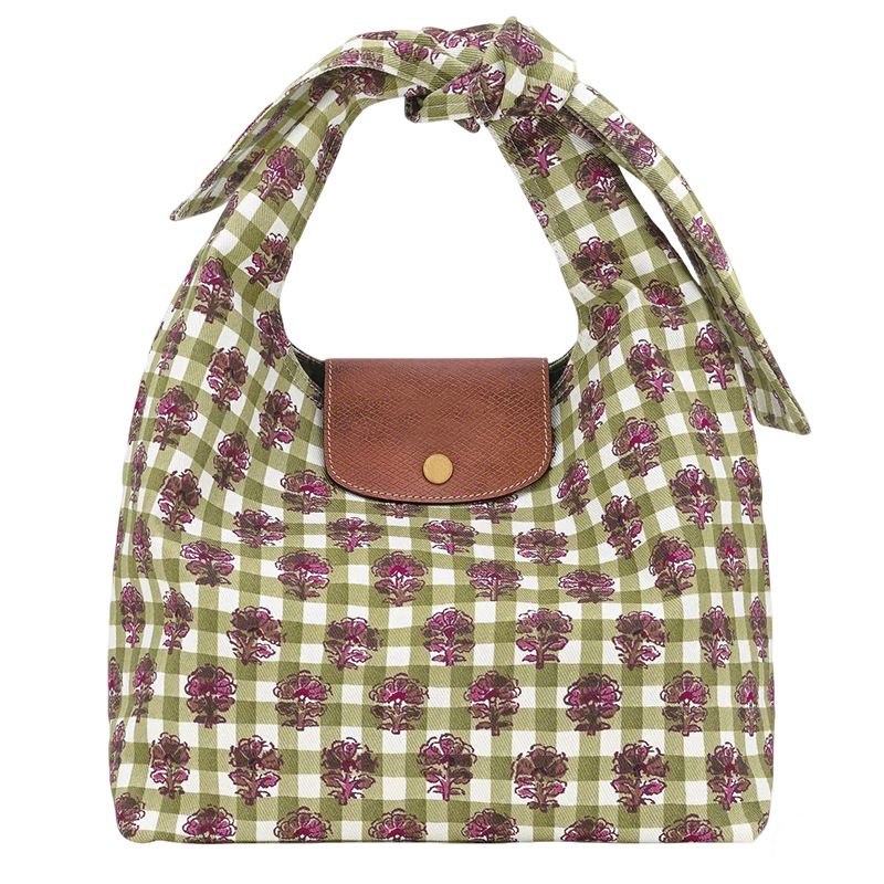 Bolso de lona multifuncional con nudo floral para mujer, bandolera de hombro, personalizado, de moda, para ocio y uso diario, novedad de verano de 2025_voghion.com