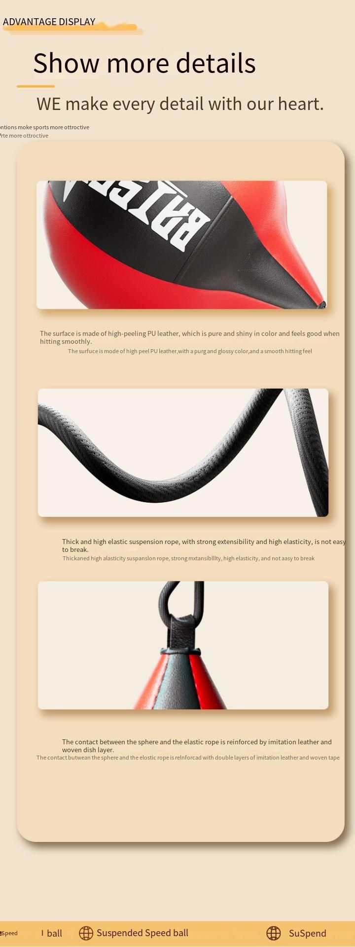 Geschwindigkeit Hängen Hause Verwenden Erwachsene Sanda Training Vent Boxen Reaktion Ball_voghion.com