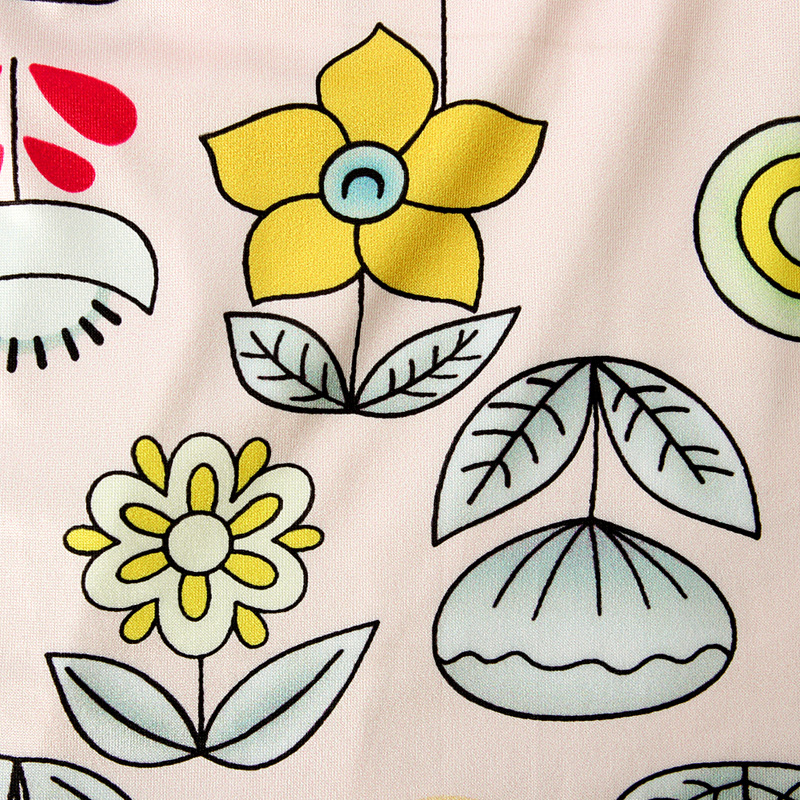 Babykleeder Kanner a Meedercher laangärmlech Blummenkleed Gottesdéngschtkleed + Kappduch zweedeeleg Kannerkleeder Ins_voghion.com