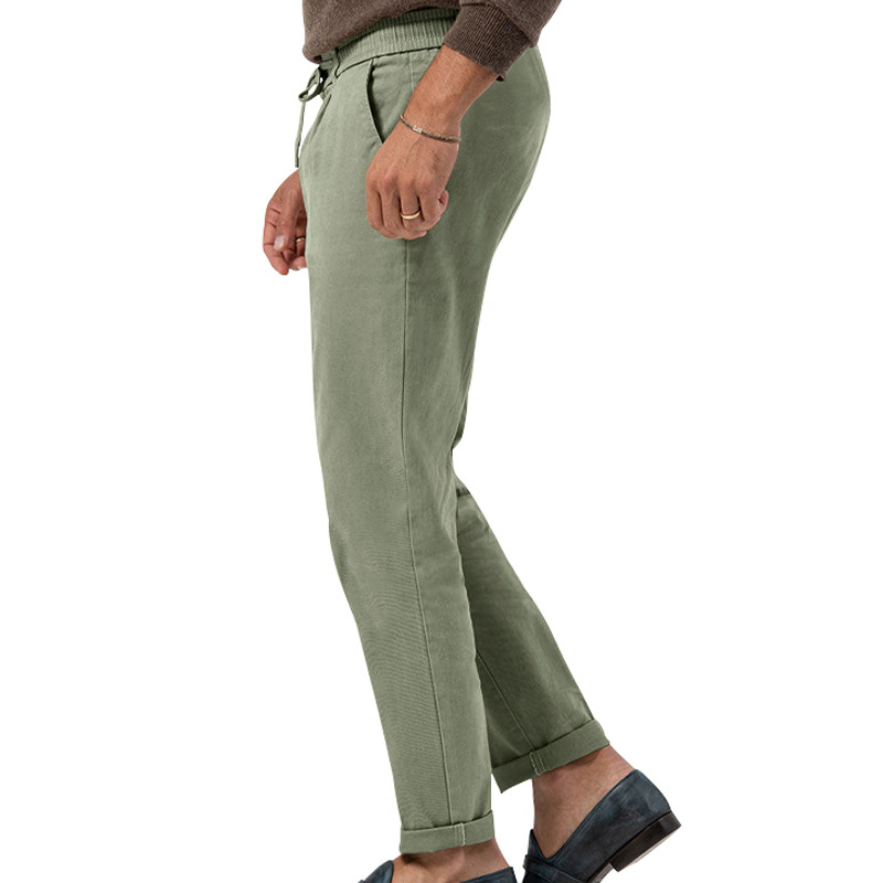 2023 Plus Size Men Trendy Business Casual Long Spring Autumn New Straight Solid Color Dress Pants Men's Clothing_voghion.com