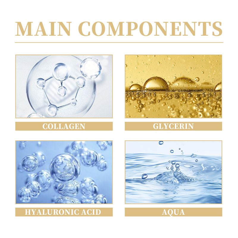 Hoygi Collagen Series - Trattamento detergente per la pelle del viso, idratante, nutriente e delicato_voghion.com