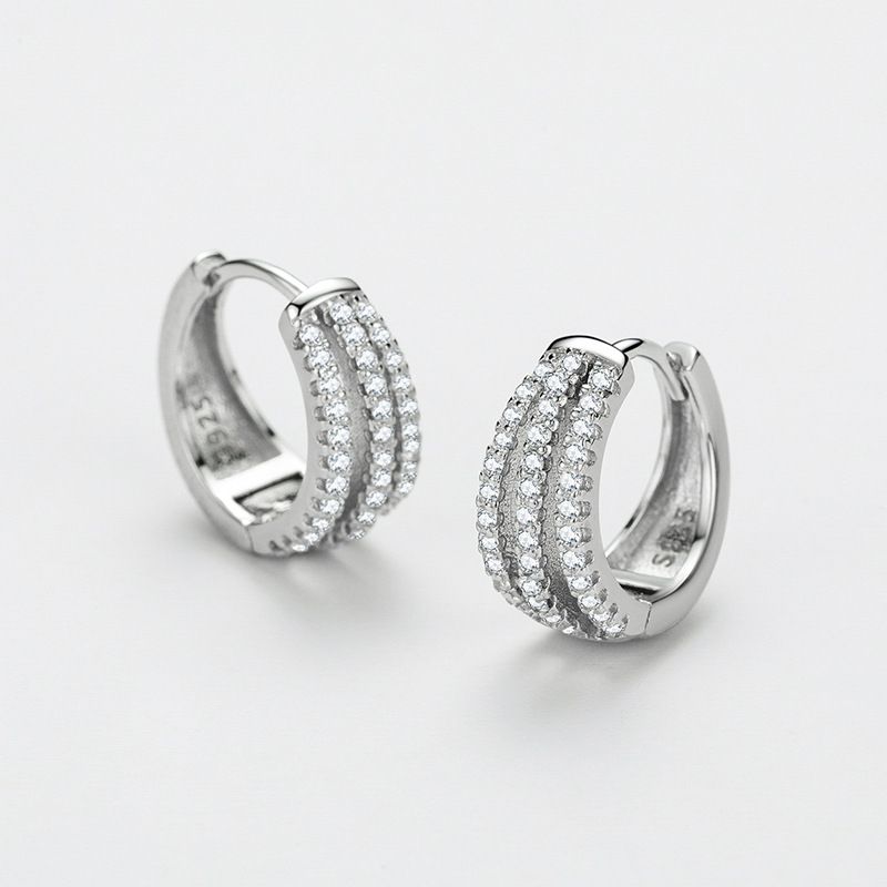 Tancise Orecchini pendenti con zirconi d'argento per le donne Regali per feste di matrimonio_voghion.com