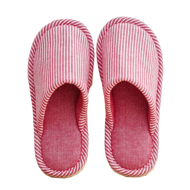 Scarpe da casa in stile giapponese, in cotone, per coppie, per stare al caldo in casa, con tacchi alti primaverili e autunnali, antiscivolo in EVA_voghion.com