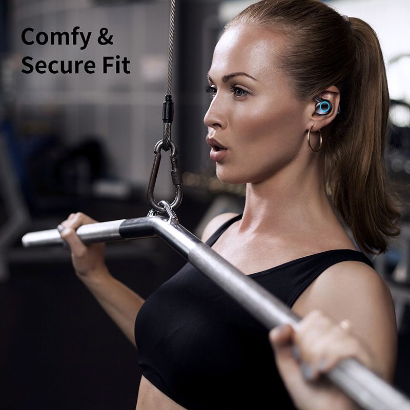 Draadloze 5.0 hoofdtelefoon Touch Control Sport waterdichte Bluetooth HiFi 9D Bass Stereo oortelefoon headset met microfoon_voghion.com
