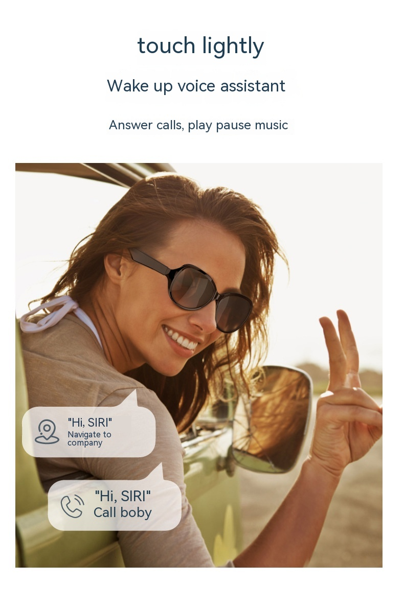 Nove pametne naočale F07 s tehnologijom Touch The Black, slušanjem glazbe i Bluetooth audio naočalama_voghion.com