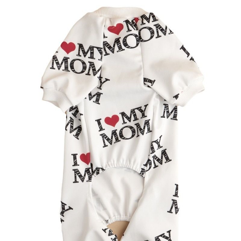 Haustier Kleidung Katze Druck Boxer Sweatshirt Hund Sommer Dünne Overall Welpen Top_voghion.com