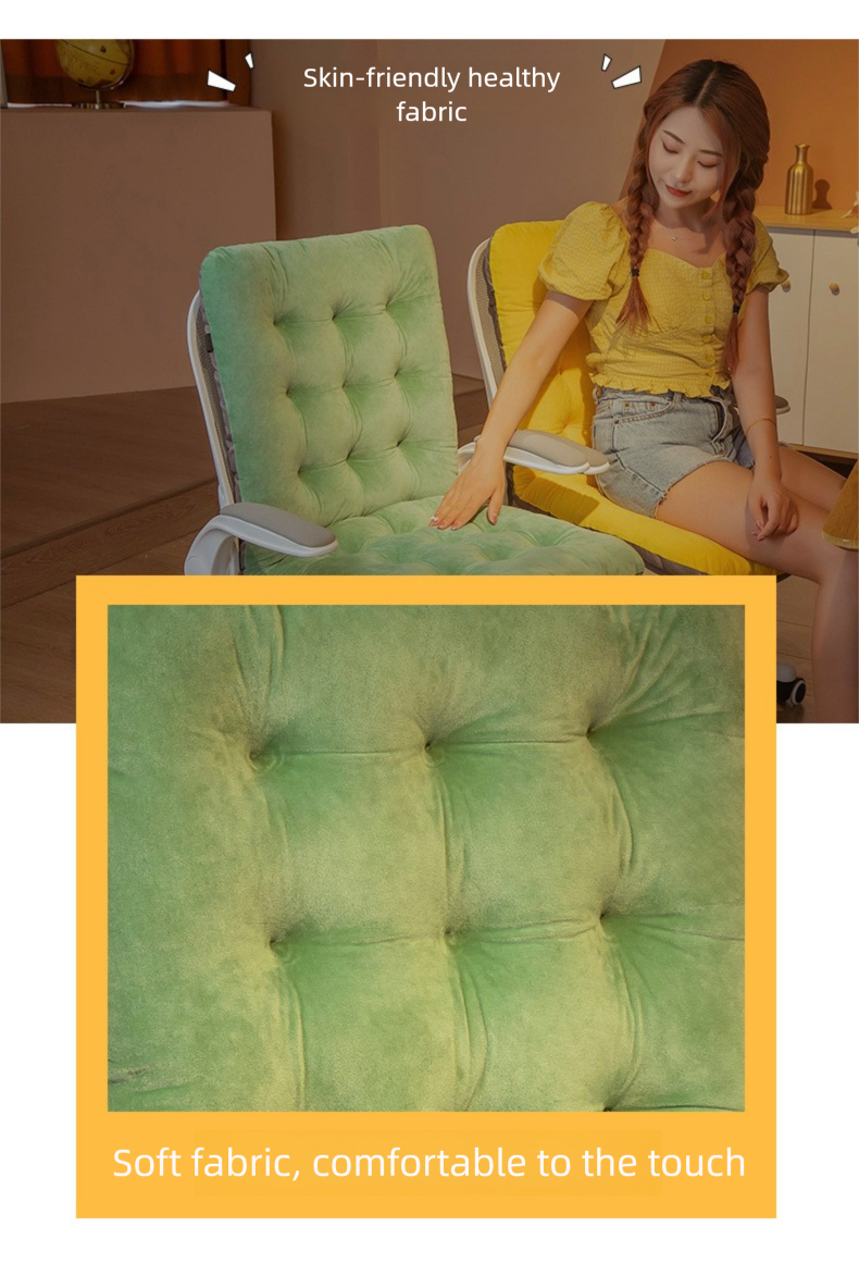 Cuscino con schienale integrato, cuscino antiscivolo per sedia da ufficio, cuscino per sedia da studente in dormitorio, invernale_voghion.com