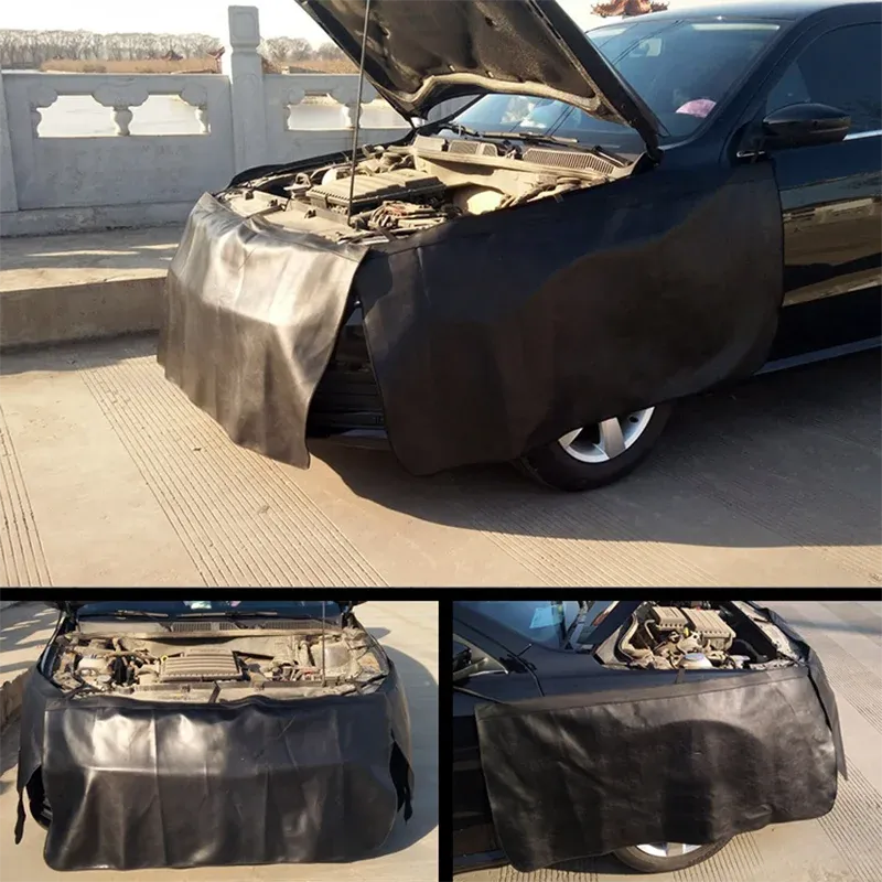 Universal Car Magnetic Front Fender Cover Foldable Protector Mechanic Work Mat Auto Repairing Pad_voghion.com