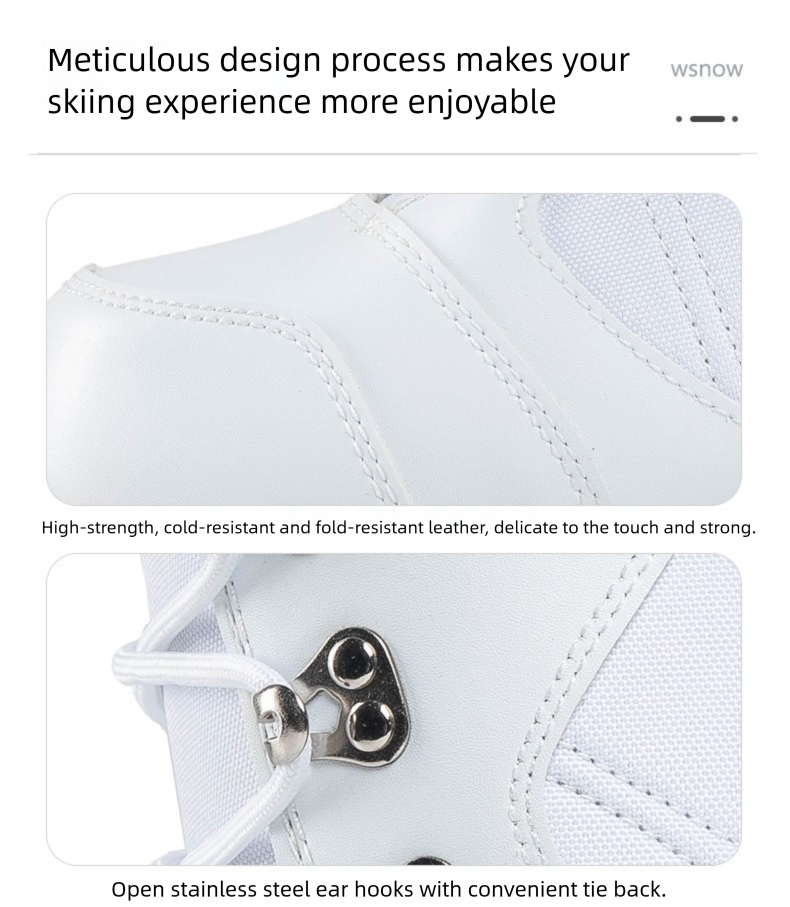 WS Equipment Ski All-Terrain Boots Women Adult Men Couple Style Snowboard Shoes_voghion.com