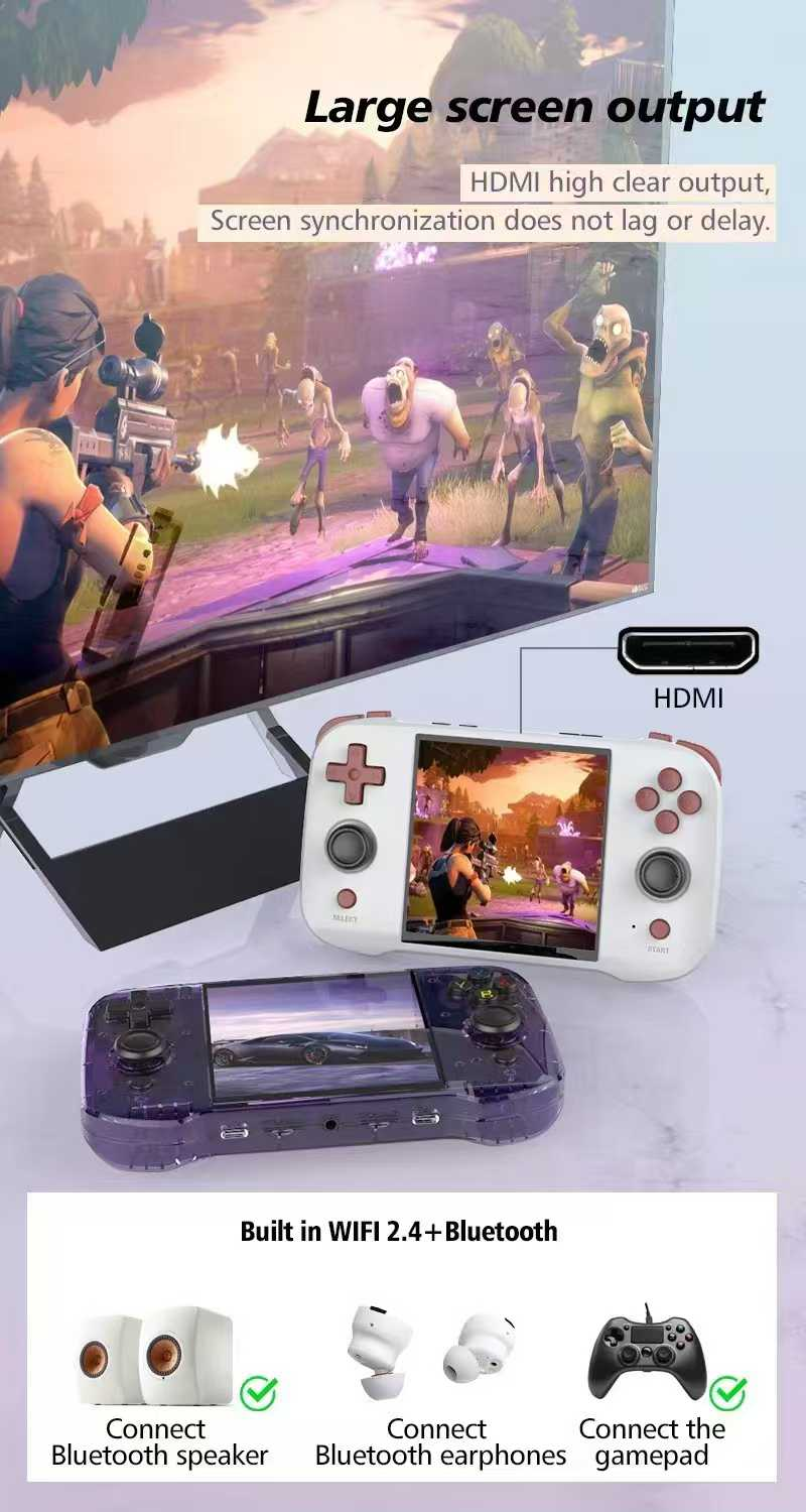 Retro-Spielekonsole, Ultra-High-Definition-Bildschirm, professioneller Gaming-Chip, 400 in einem Retro-Camouflage-Macaron, 500 Spiele-Doppel-Tetris_voghion.com