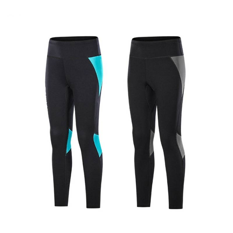 Pantalones largos de buceo de 2 mm, traje de surf de dos piezas para hombre, resistente al frío y al calor, ideal para barranquismo y esnórquel, bañador de secado rápido._voghion.com