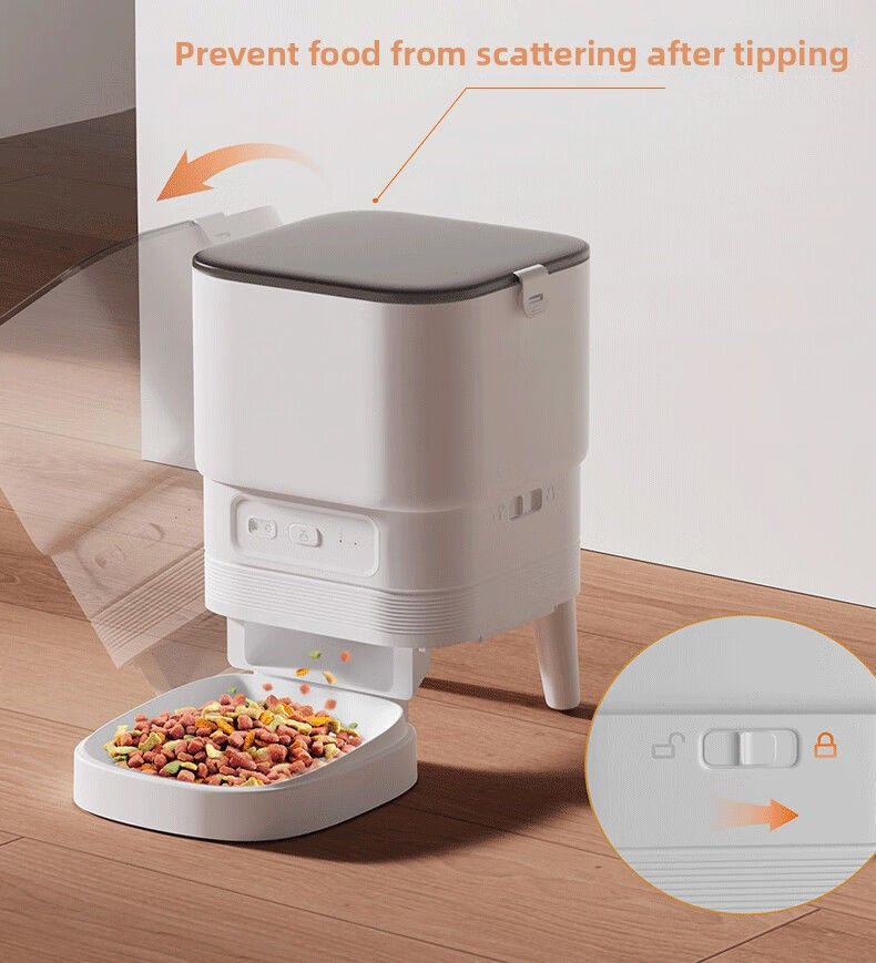 FURPIPI Smart Pet Feeder With Timer, WiFi Remote And Night Vision For Cats And Dogs_voghion.com