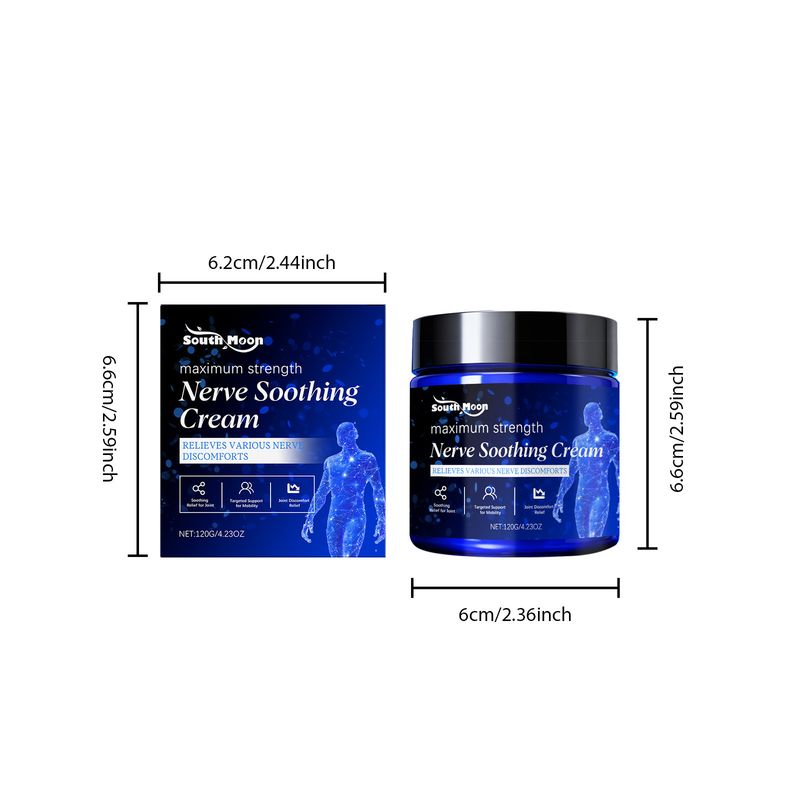 SOUTH MOON Crema Nutriente Delicata per la Cura Quotidiana di Colonna Vertebrale Lombare e Ginocchia_voghion.com