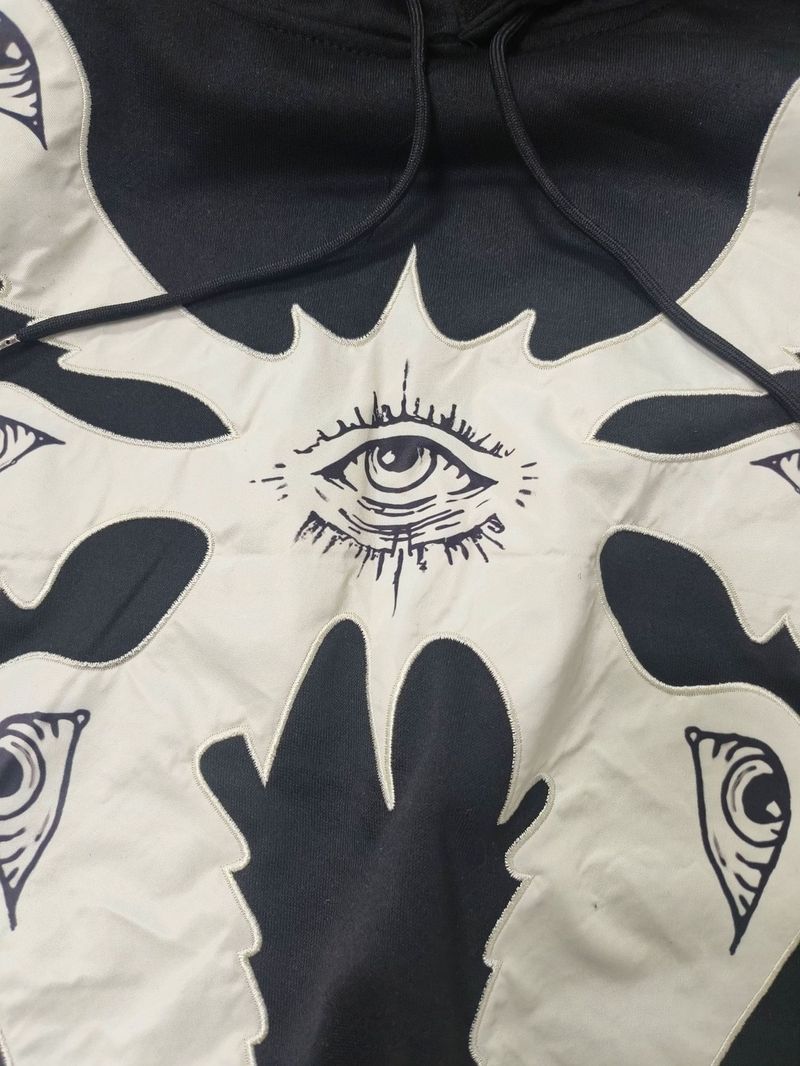 Y2K Angel Patch Dark Loose Long Sleeve Top Gothic Embroidered Pullover Sweatshirt Unisex_voghion.com