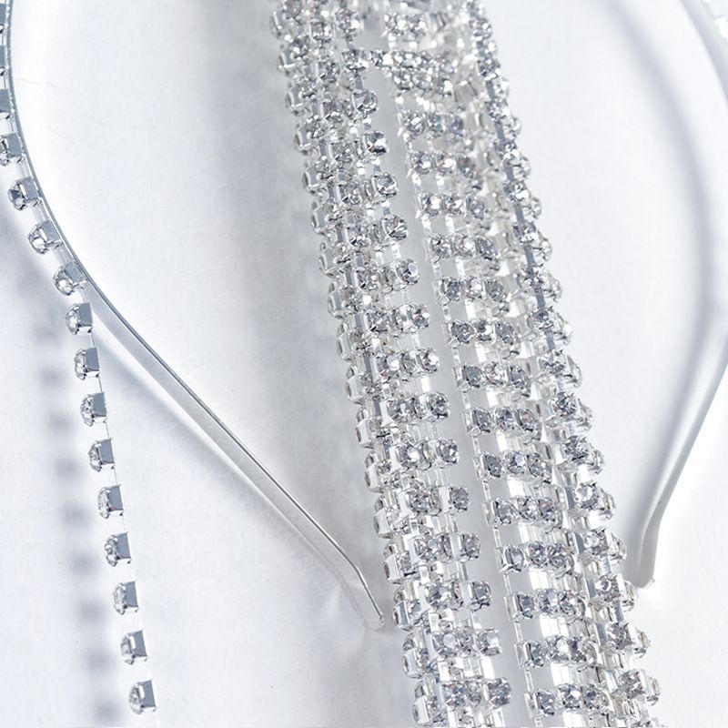 Frauen neue mode zubehör strass lange quaste kopfschmuck persönlichkeit stirnband haar zubehör ins stil haar zubehör_voghion.com