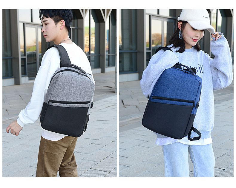 New Fashionable Three Piece Student Backpack, Men's Backpack, Korean Version Leisure Bag, Computer Bag_voghion.com