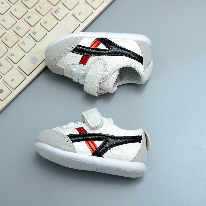 Scarpe per bambini con suola morbida antiscivolo e anti-calci, scarpe per bambini traspiranti primaverili e autunnali, scarpe bianche per bambini, un pezzo per conto di_voghion.com