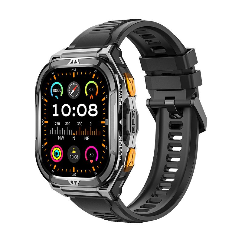 X5GloryFitpro Bluetooth Call Dual Frequency GPS Compass Sports Smart Watch_voghion.com