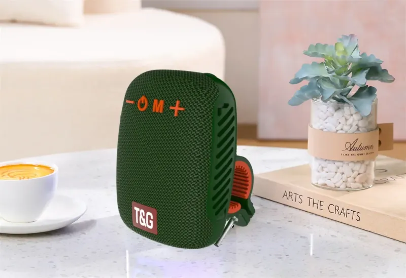 Udendørs cykel TG392 Bærbar Bluetooth-højttaler TWS Trådløs Mini Bas FM Radio Soundbar Boombox Ridning Musik Afspil højttaler_voghion.com