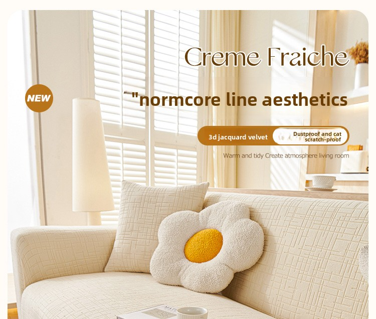 Copridivano in ciniglia alla moda - Copridivano componibile antiscivolo a copertura totale (moderno e minimalista, 6 colori, 5 misure, lavabile in lavatrice)_voghion.com