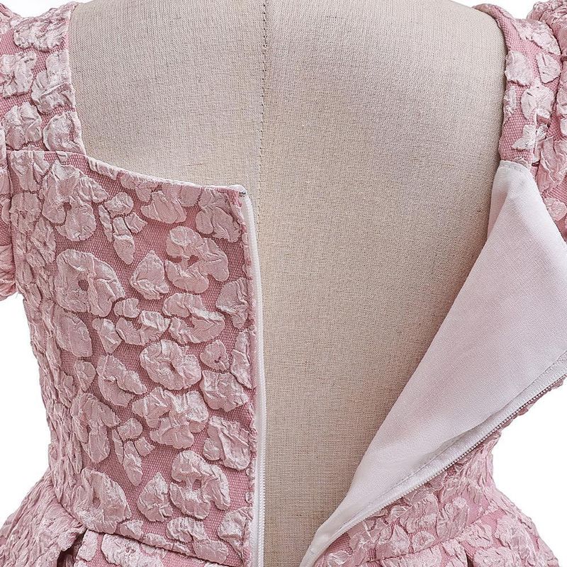 Vêtements pour bébés filles, style Royal, robe de princesse à manches bouffantes avec grand nœud, pour fête d'enfants_voghion.com