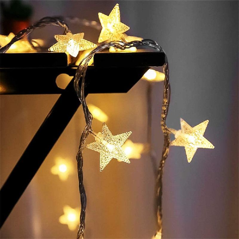 LED String Batterie USB Fernbedienung voller Himmel Sterne Netzwerk rot ins dekorative Tag Zimmer Dekoration Licht_voghion.com