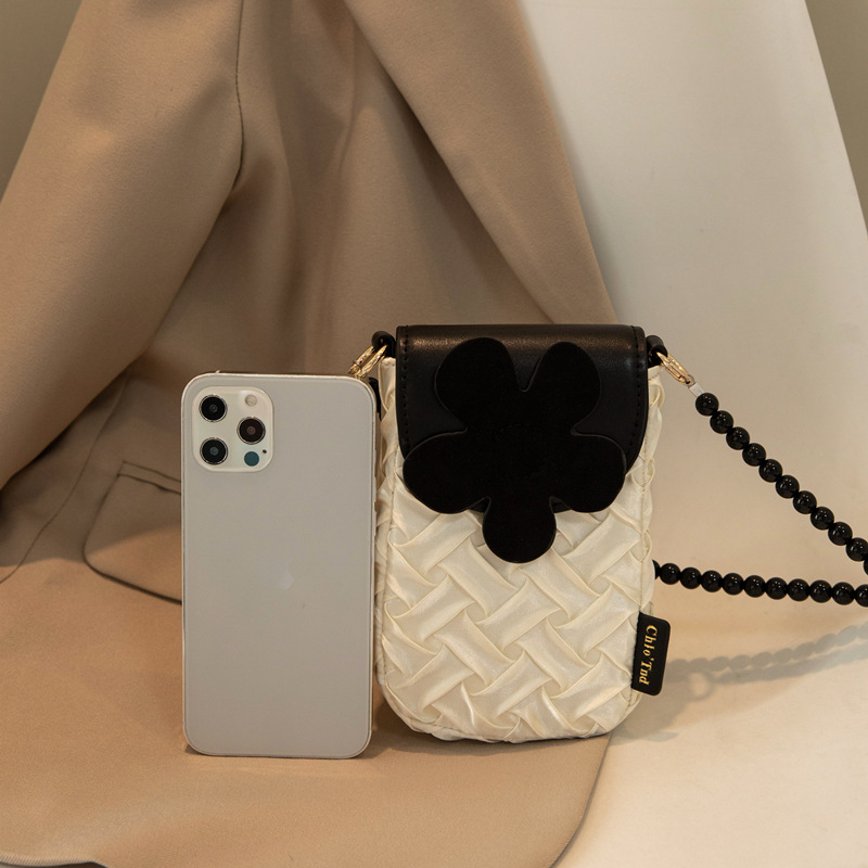 Borsa per cellulare Human Rose Donna 2023 New Design Sense Niche Ins Light Luxury Messenger Bag Live all'ingrosso_voghion.com