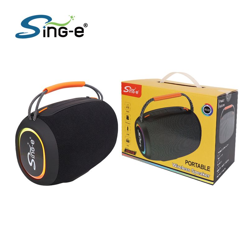 ZQS-P18 Waterproof Wireless Bluetooth Speaker Camping Game Treble Portable Design Long Battery Life_voghion.com