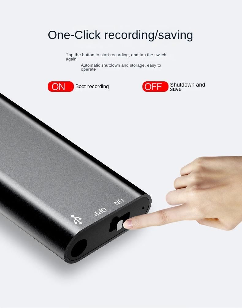 X2 Hot Selling Classic Rechargeable Voice Recorder Audio Recorder MP3_voghion.com