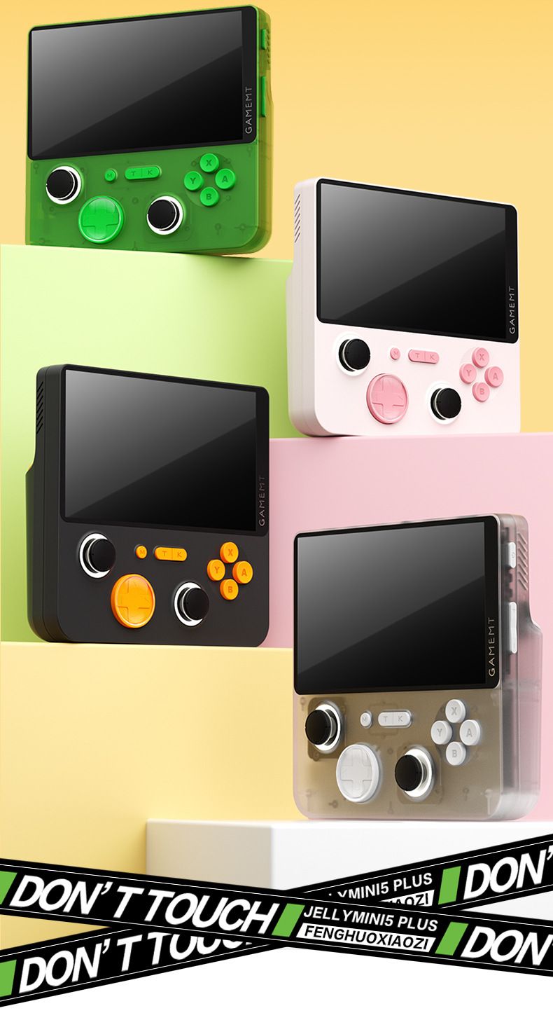 Console de jeux vidéo E5Plus portable Android double système 2 + 16 Go rétro réseau WIFI console de jeu 5 pouces grand écran Arcade_voghion.com