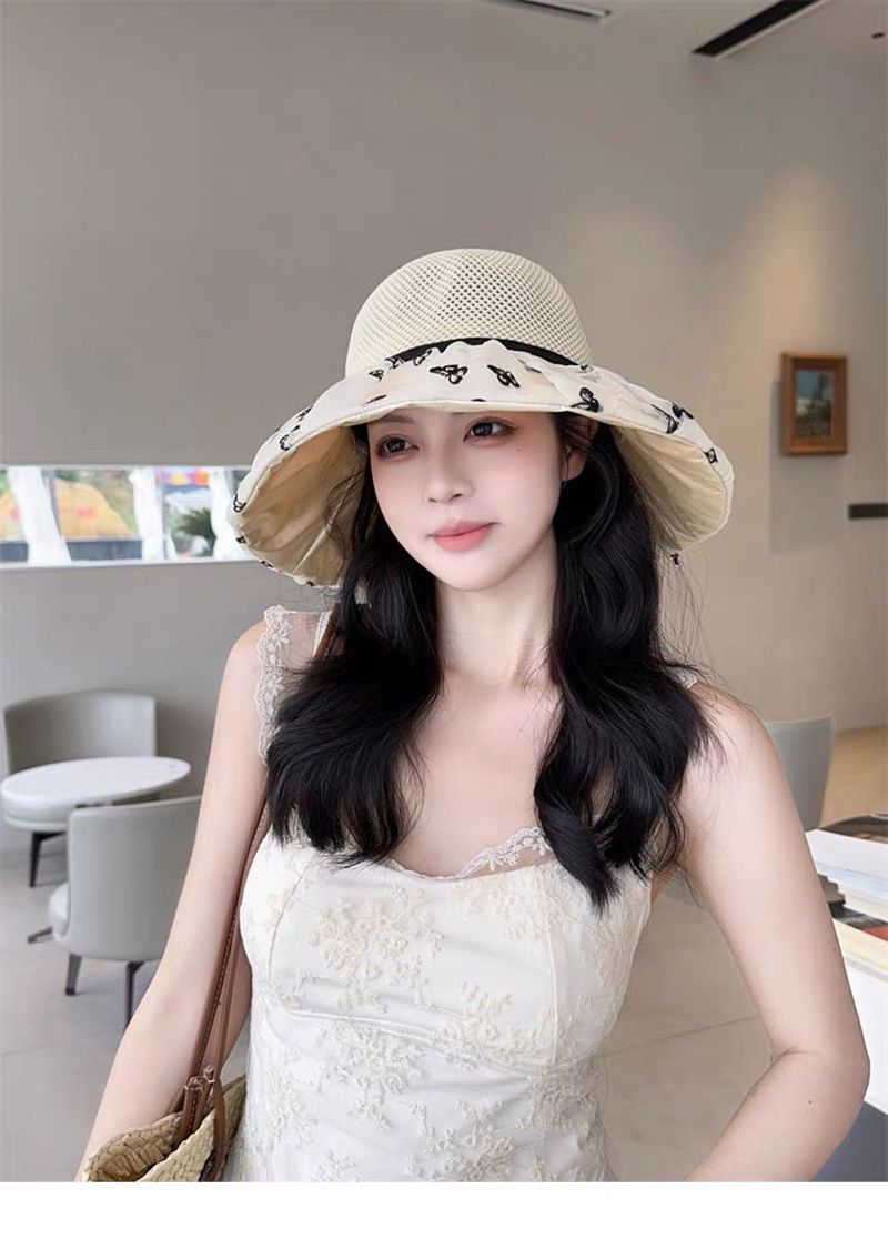 Cappello da sole estivo con protezione UV e tesa larga, nuovo cappello da sole per esterni_voghion.com