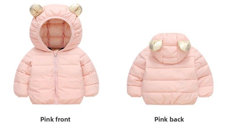 Giacca riscaldante in grafene per bambini e bambine, nuova, nera e oro, in cotone, per bambini, più spessa_voghion.com