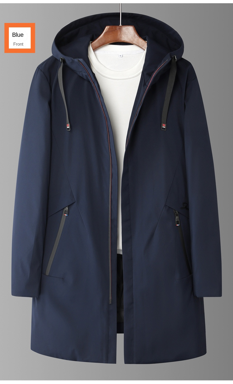 Modische, vielseitige Winterjacke für Herren, leichte Business-Männer mittlerer bis großer Größe, weiße Entendaunen, lässige warme Daunenjacke mit Kapuze, heiße Modelle_voghion.com