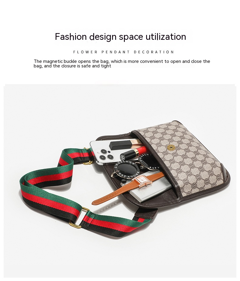 Väska 2023 New Fashion Unisex Mode Tiger Head One Shoulder Crossbody Väska Midjeväska Bröstväska Sommar Liten Väska Mångsidig_voghion.com