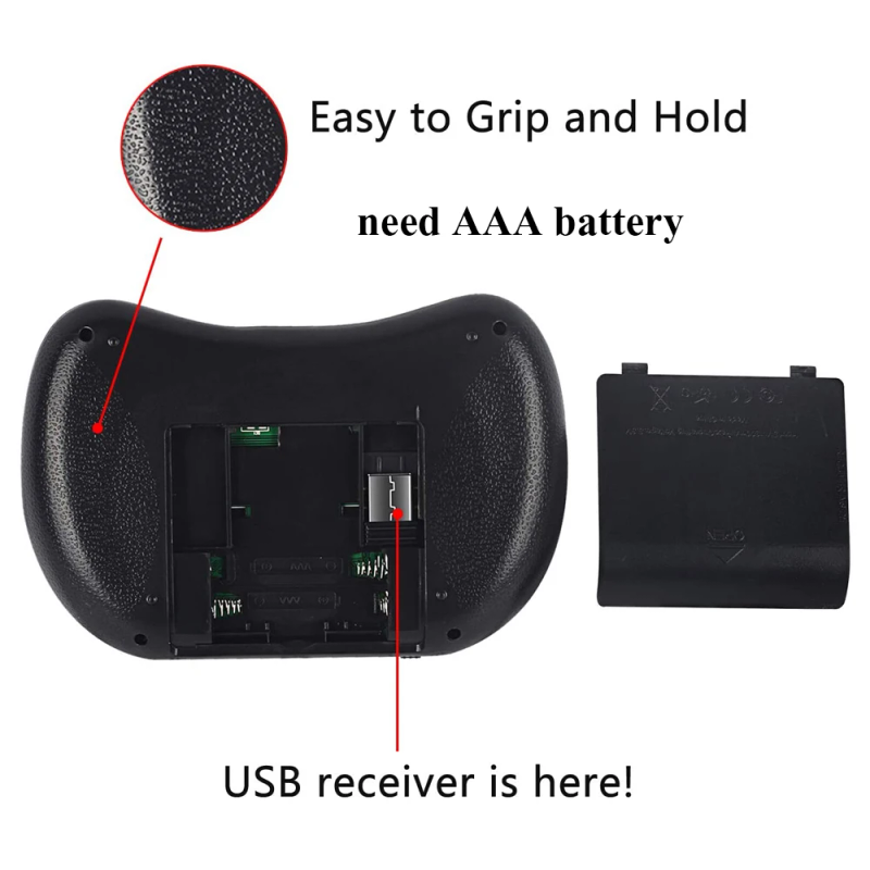 i8 Mini Ergonomik Kablosuz Bluetooth Uyumlu Klavye, Xbox 360 Tablet için Dokunmatik Yüzeyli_voghion.com