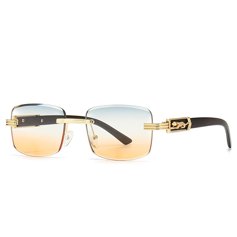 new modern retro square-frame sunglasses INS style street photography big-name sunglasses _voghion.com