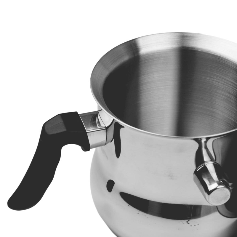 Kaffeekanne Milchschaumkrug mit langem Griff Herd Maker Mini Kupfer Teekessel für Top Edelstahl_voghion.com