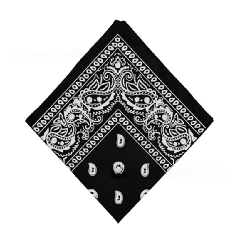 Polyester Cashew Flower Scarf Cycling Square Scarf Hip Hop Cashew Flower Mask Scarf Head Scarf_voghion.com