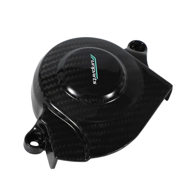 Protector de motor de fibra de carbono para motos de cross y todoterreno: protección ligera y duradera (18,5 x 13,3 x 6 cm)_voghion.com