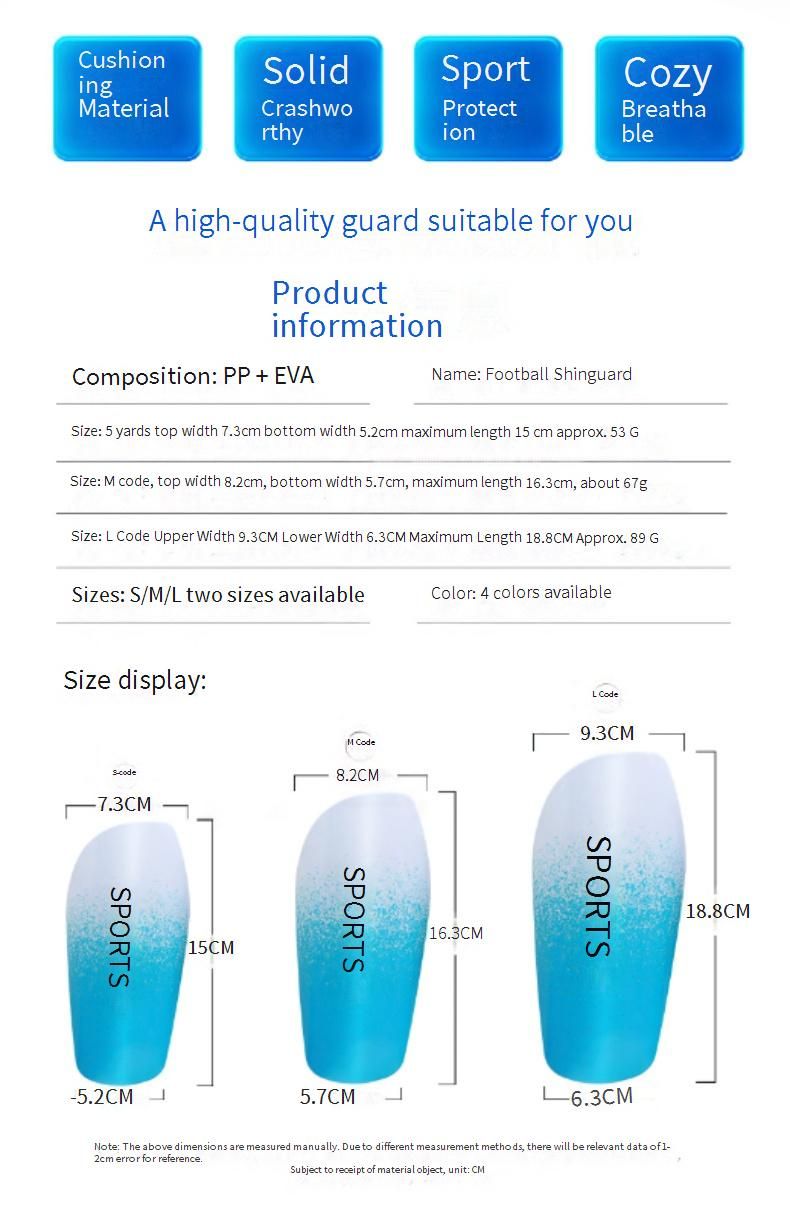 Adult & Youth Football Shin Guards With Sock Sleeves – Lightweight Protective Shin Pads For Soccer, Rugby, And Sports_voghion.com