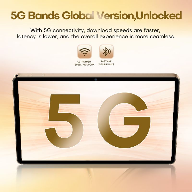 The Latest 13 Inch 5G Android 15 Tablet In 2025, 16GB+1TB, 48+108MP, 8800mAh, 1440*3200,With A Shell, No Power Touch Pen,_voghion.com