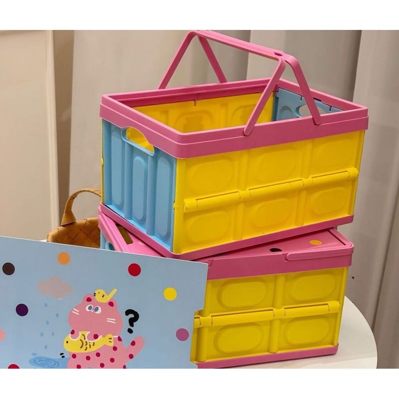 Organizador de porta-malas de acampamento Dopamine, caixa de armazenamento dobrável para piquenique e atividades ao ar livre_voghion.com