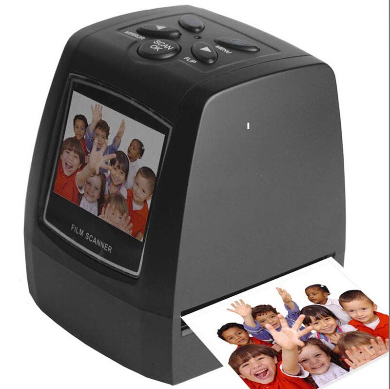 Unbeatable Quality 35/135mm Old Film Slide Scanner, 2.36-inch LCD Screen_voghion.com